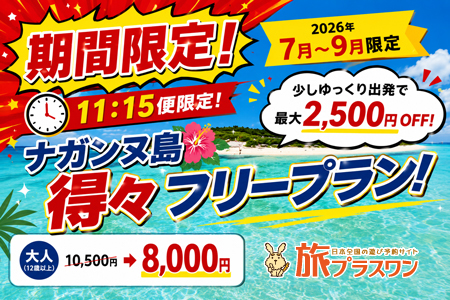 11:15便限定！得々フリープラン