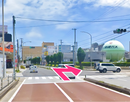 泊大橋方面からのルート